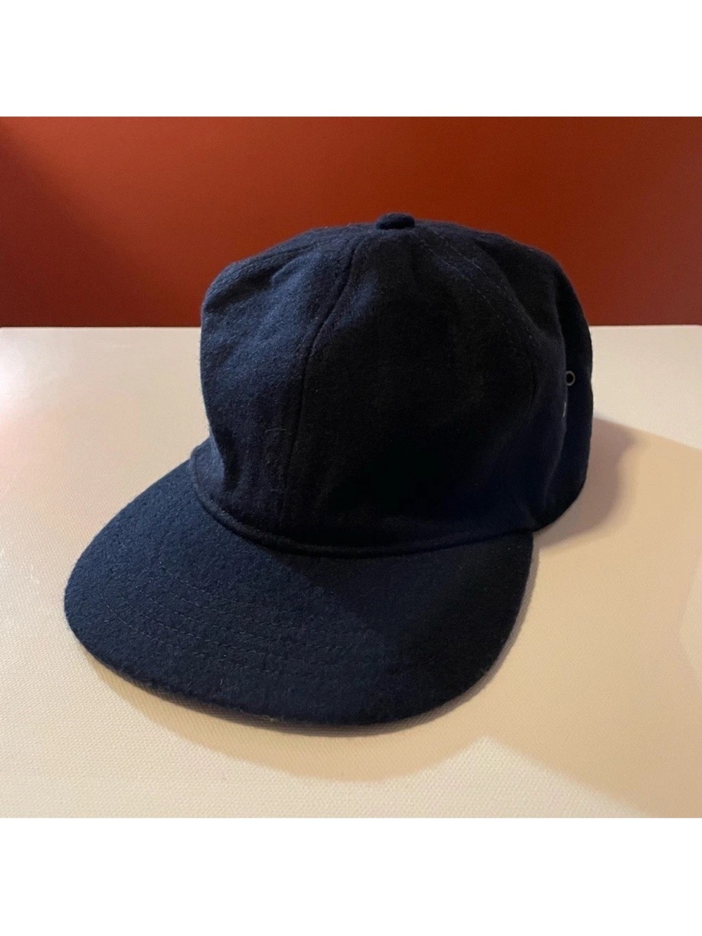 J Crew Men’s Oarsman Navy Wool Blend Ventilated Outdoor Gorpcore Hat Cap